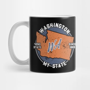 Washington My State Patriot State Tourist Gift Mug